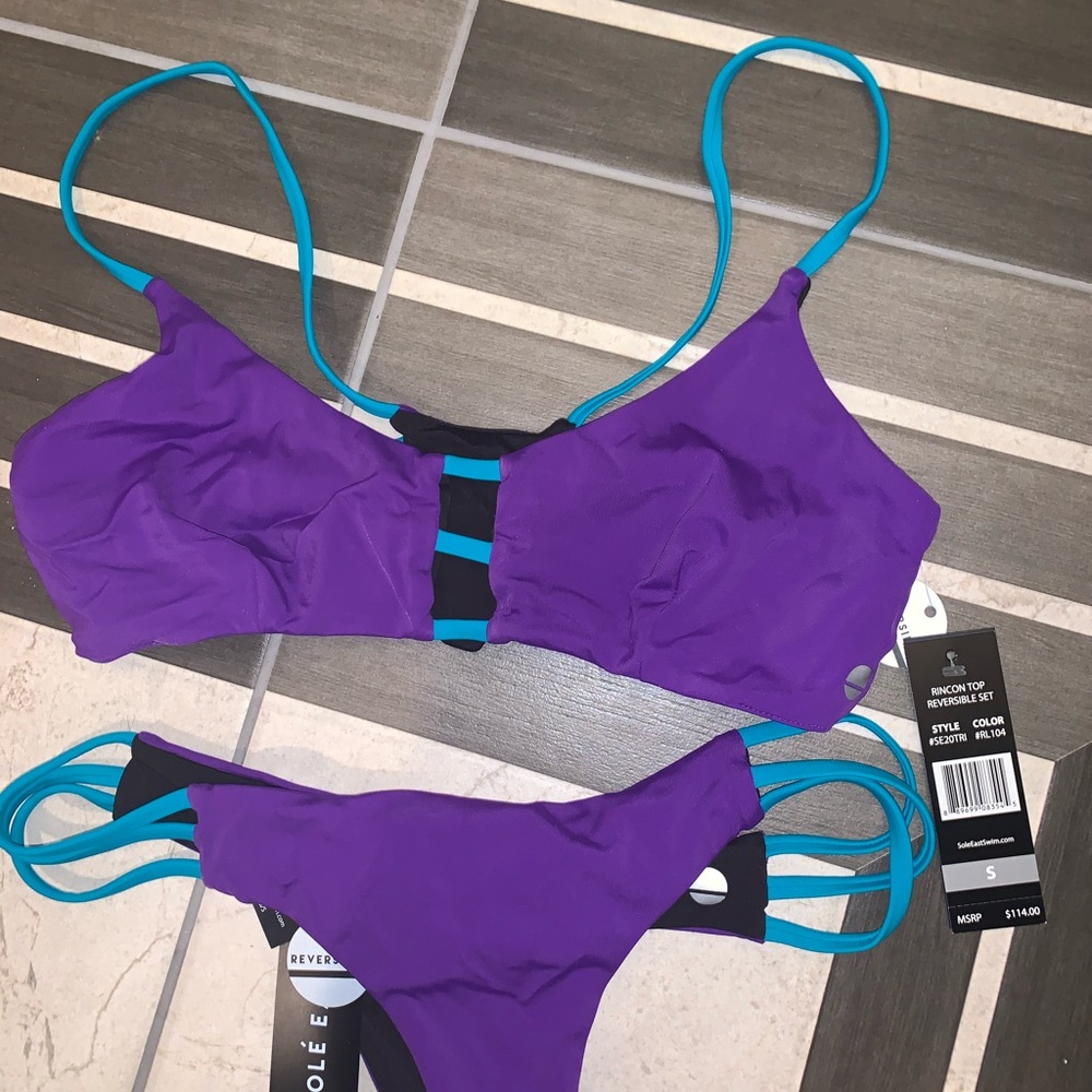 Solè East Rincon Reversible bikini set NWT - Picture 4 of 7